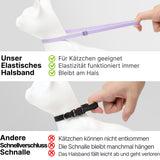 Anti-Chocking Cat Collar (Elastic Webbing)