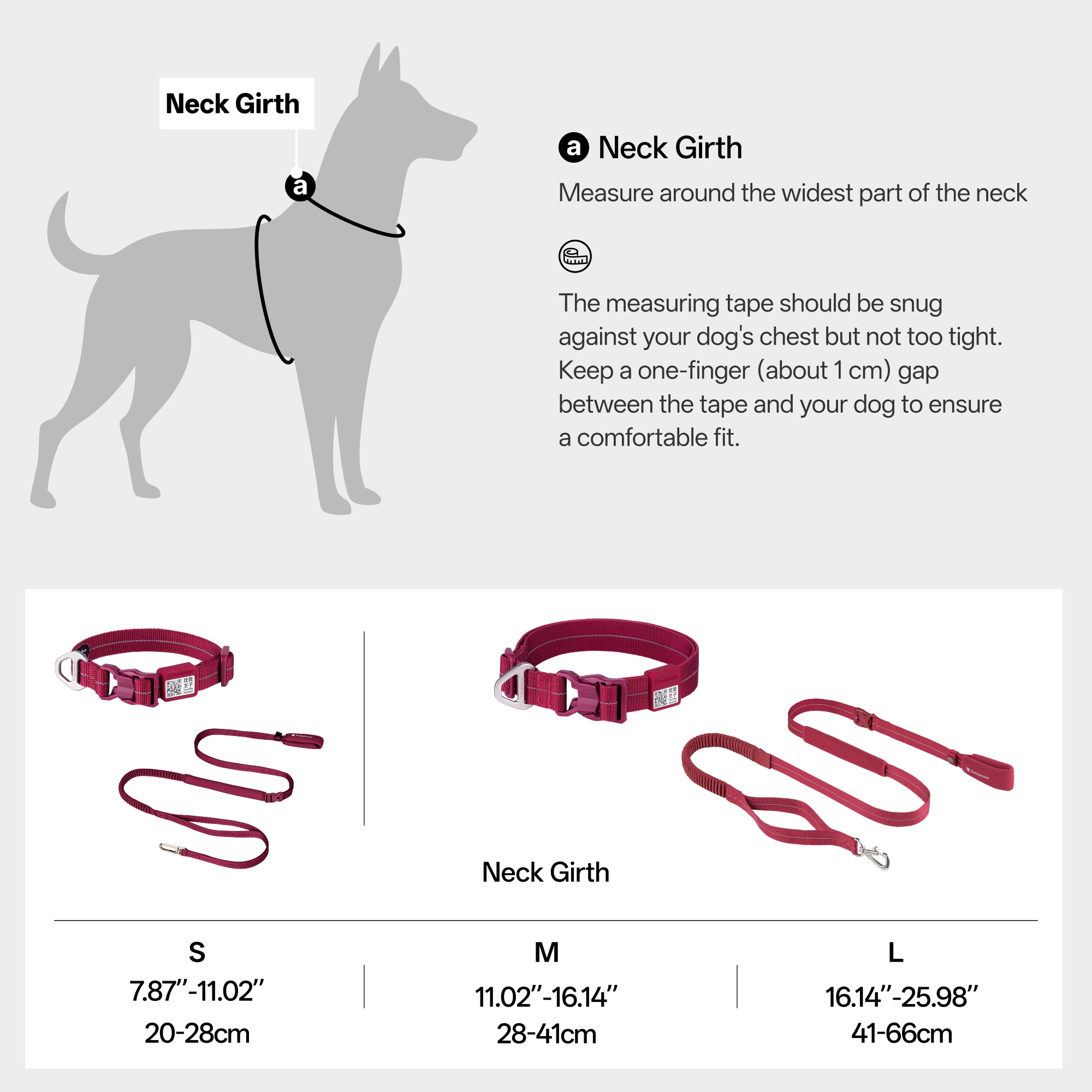 All-Weather Collar Leash SET