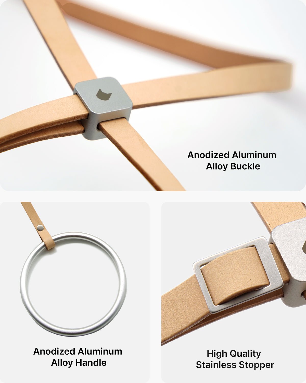 Escape Proof Training Harness - Leather - BuddyArmor